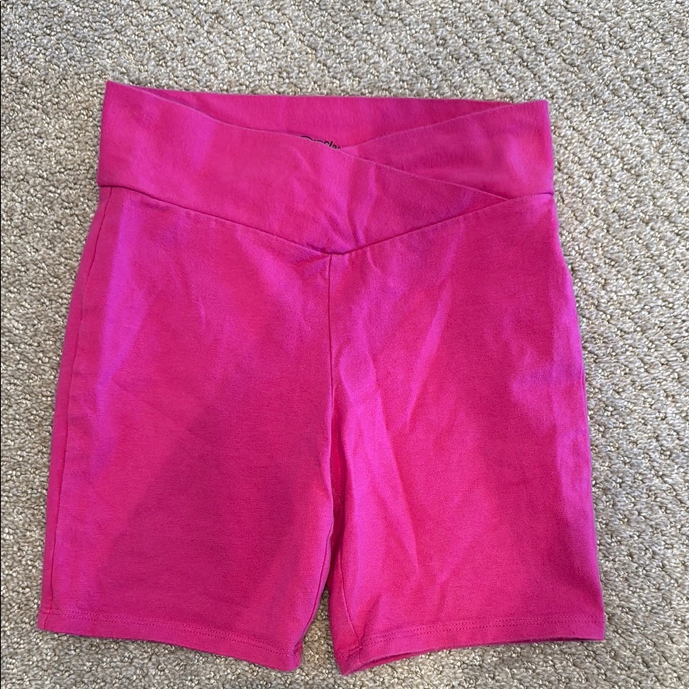 Pink girls Biker Shorts